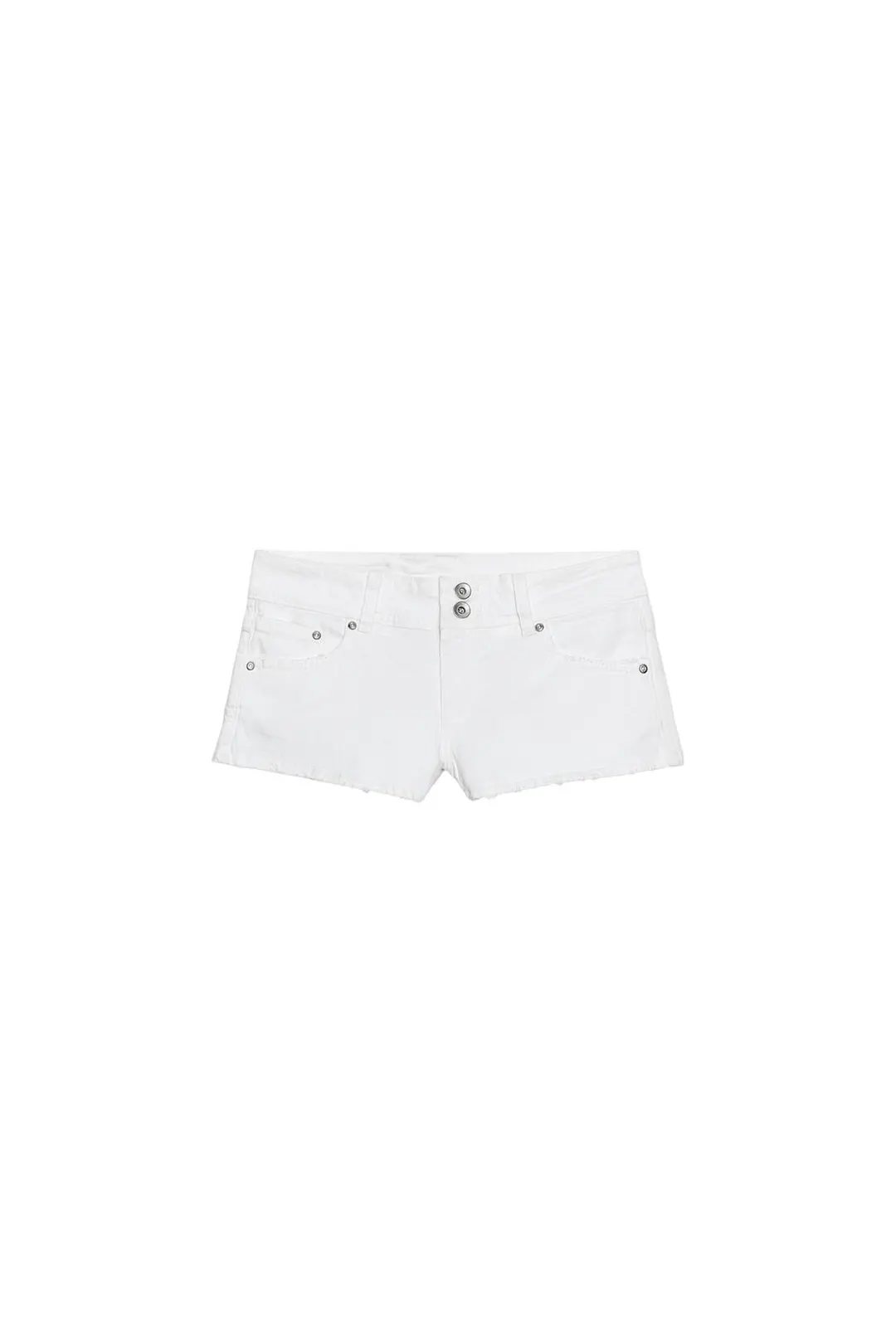 Джинсовые мини-шорты с низкой посадкой TRF, Zara