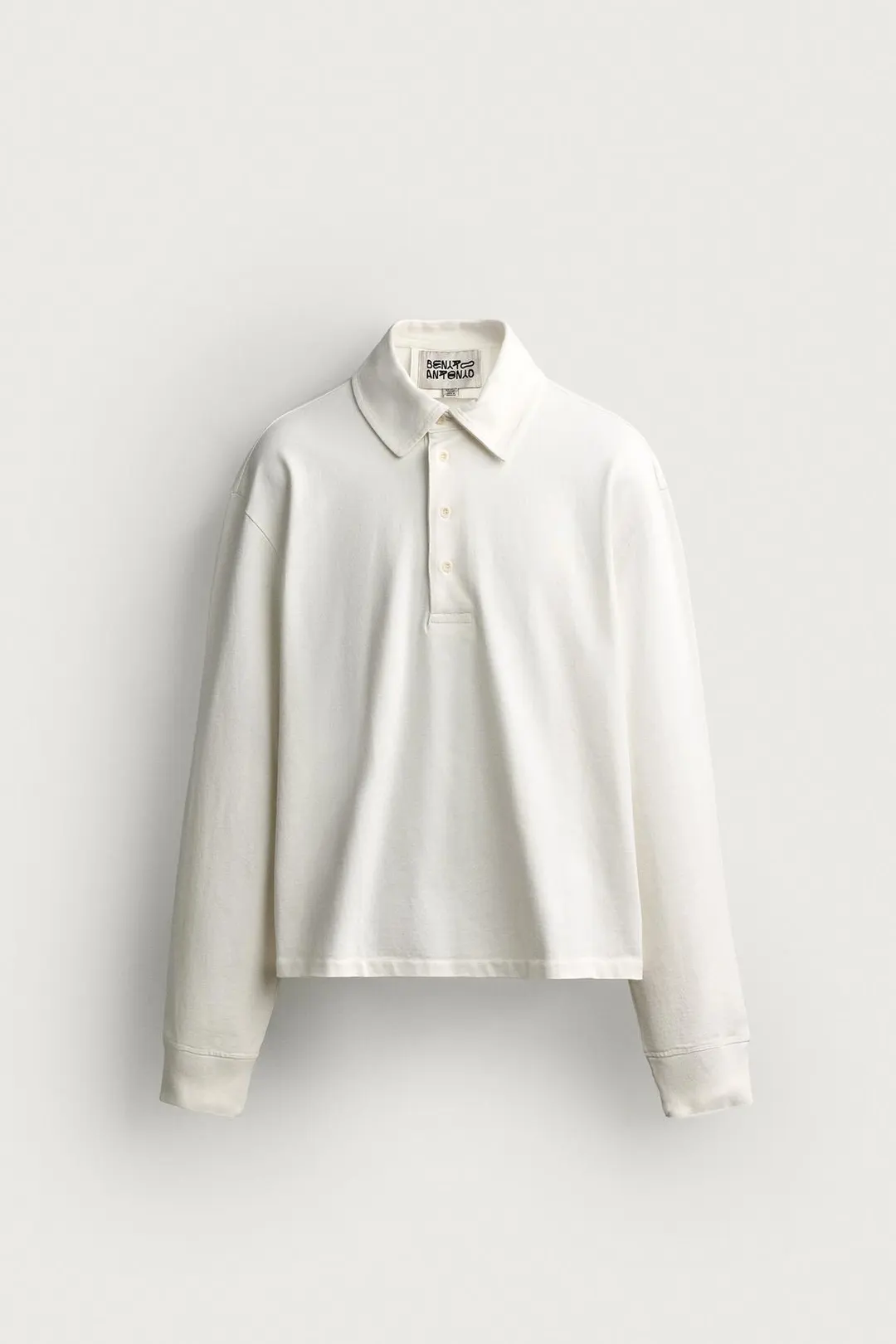 Поло укороченного кроя из хлопка, Zara