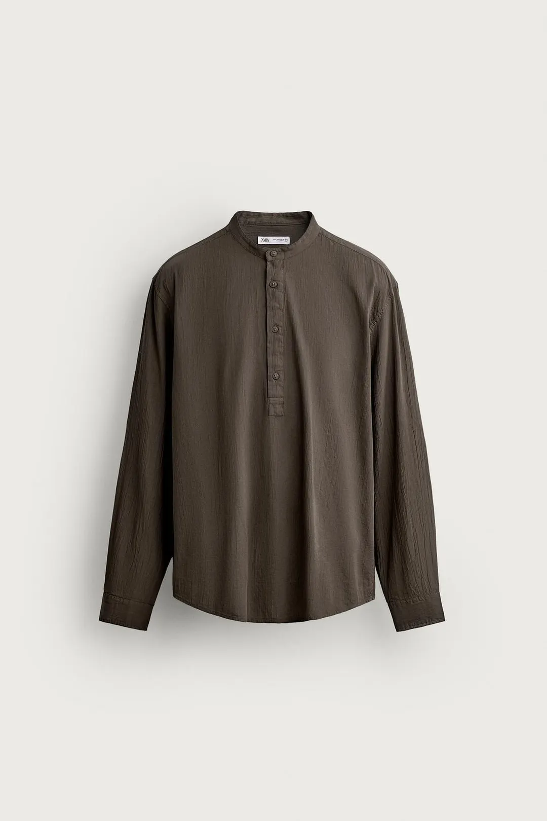 Поло с эффектом жатой ткани, Zara