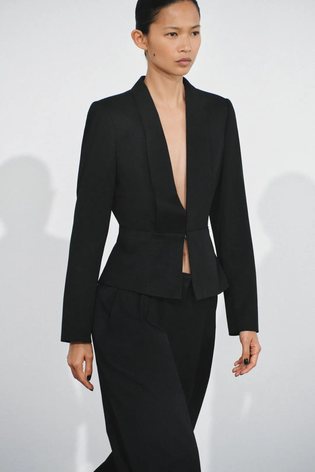Приталенный блейзер ZW Collection, Zara