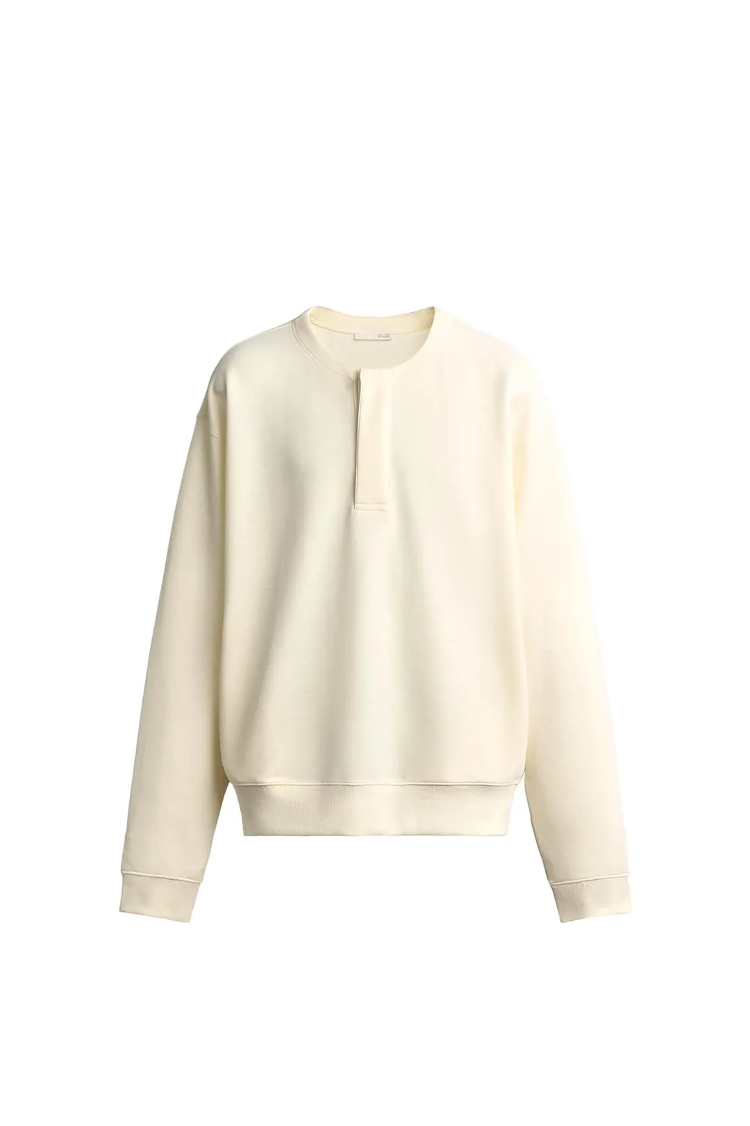 Свитшот свободного кроя с воротом хенли, Zara