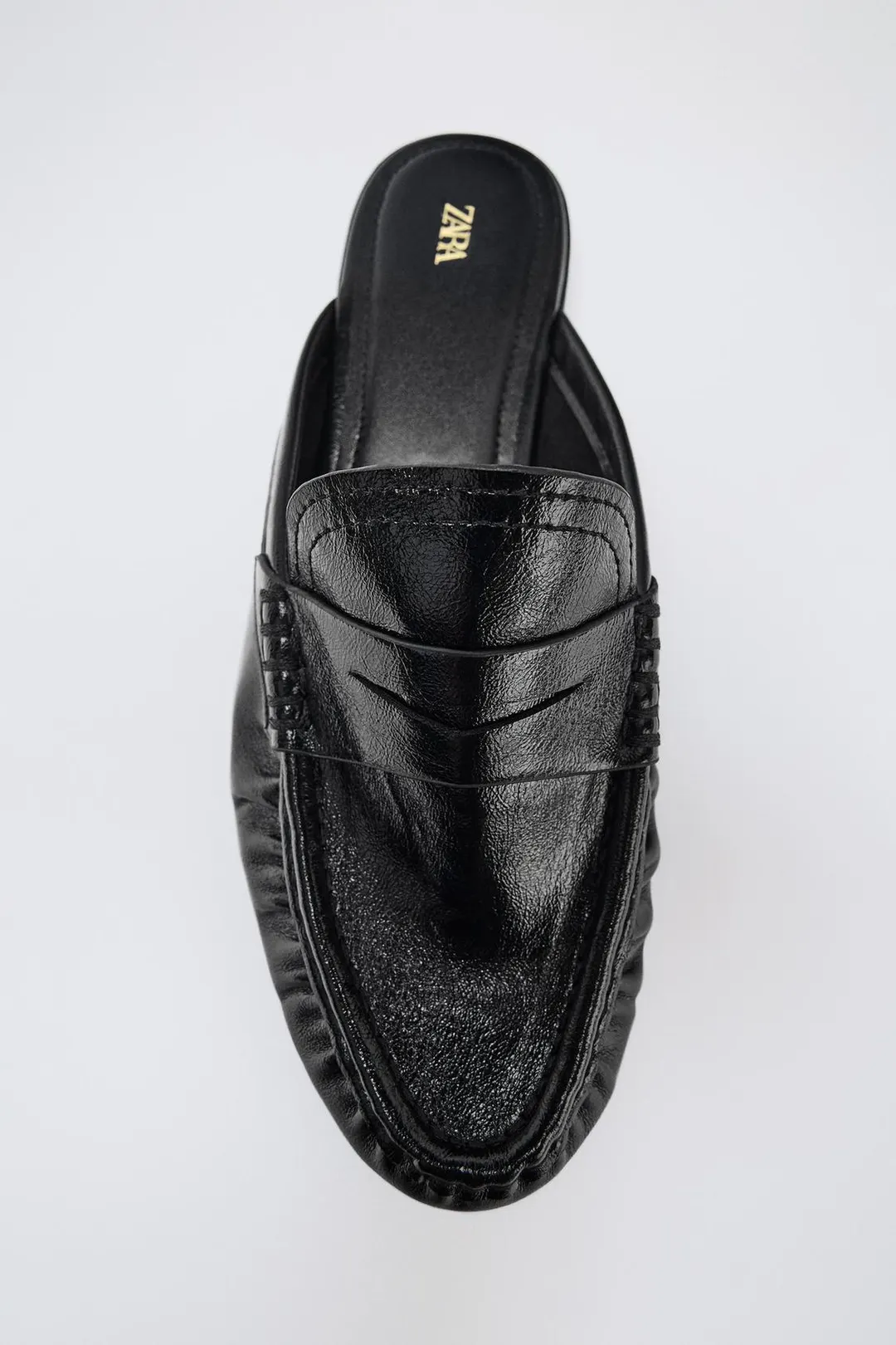 Мюли-лоферы со сборками, Zara