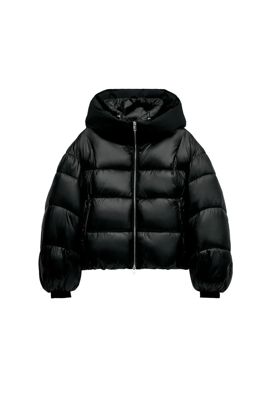Утепленный водоотталкивающий анорак с капюшоном, Zara