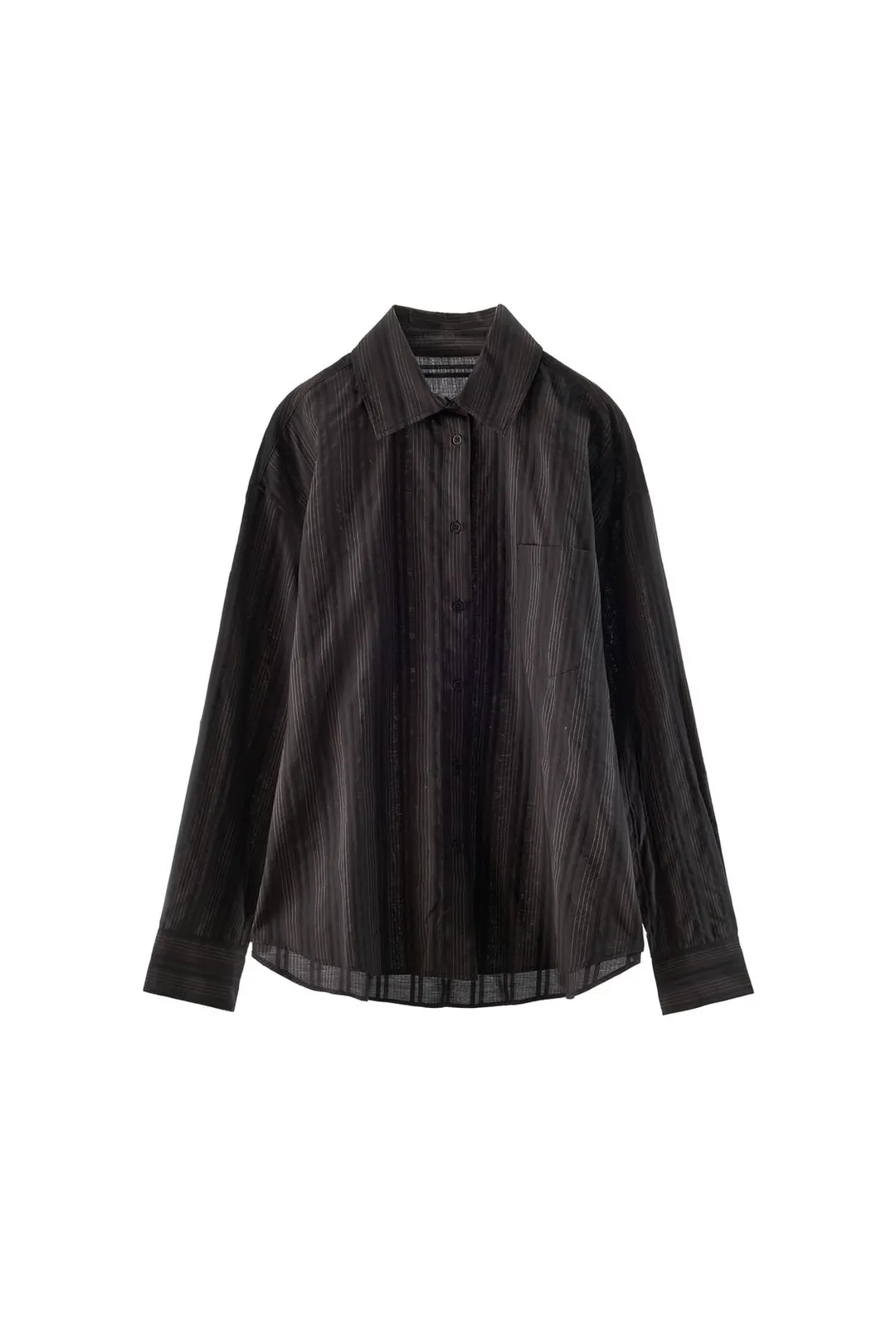 Полосатая пижамная рубашка, Zara