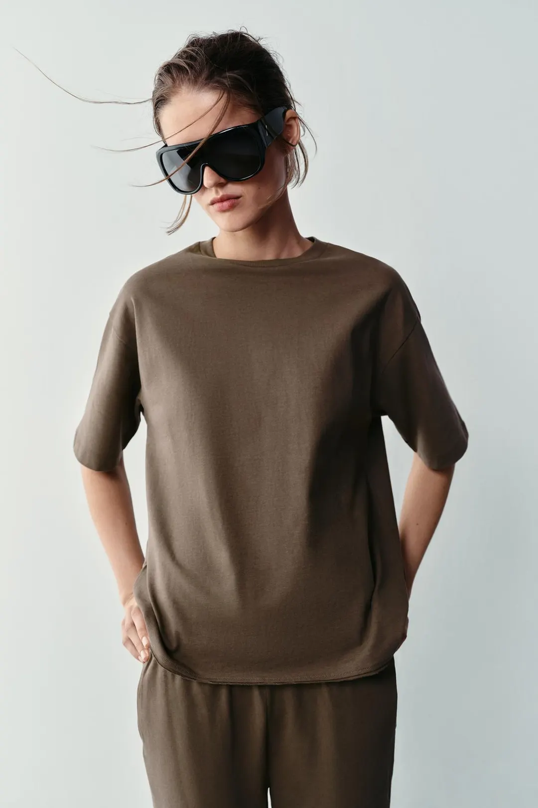 Футболка с круглым вырезом, Zara