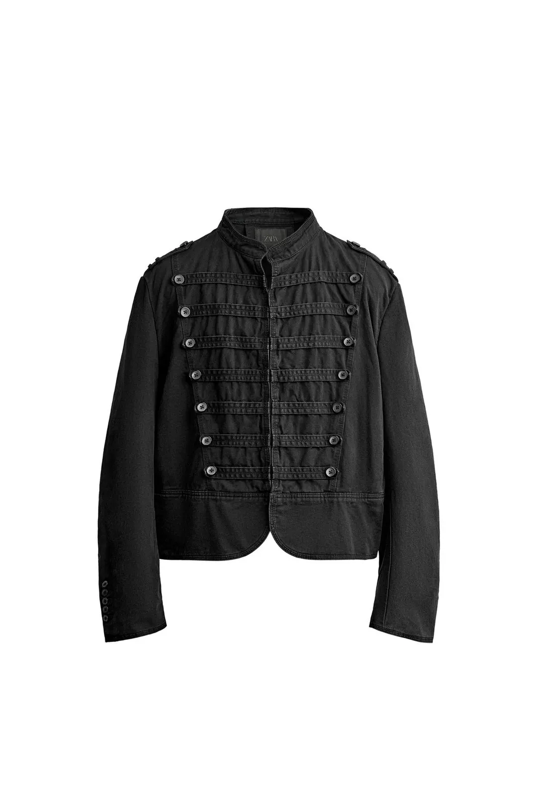 Укороченная куртка с хлястиками, Zara