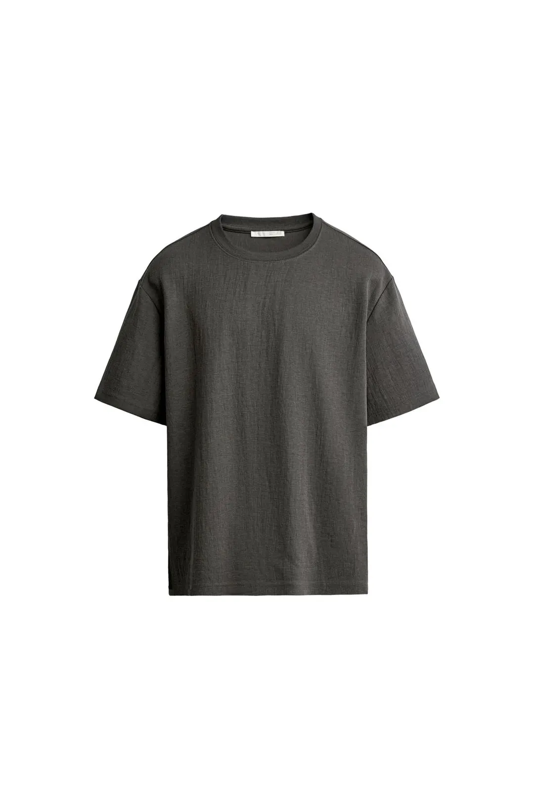 Футболка свободного кроя фактурная, Zara