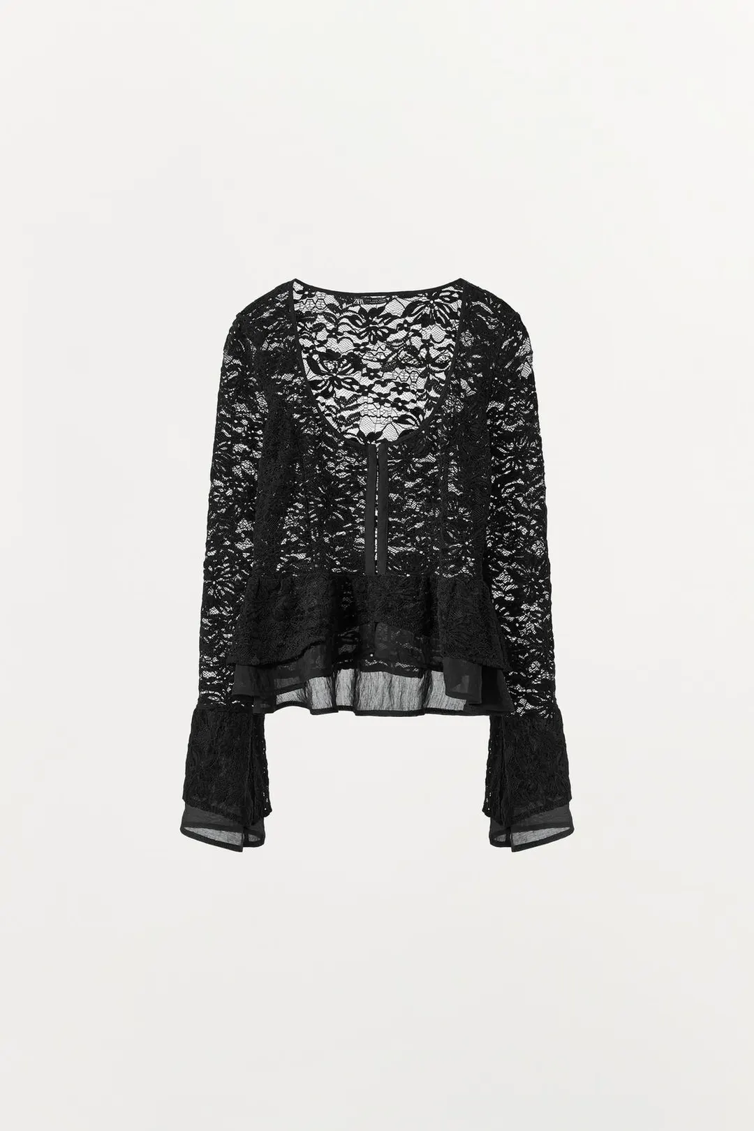 Топ кружевной в корсетном стиле, Zara