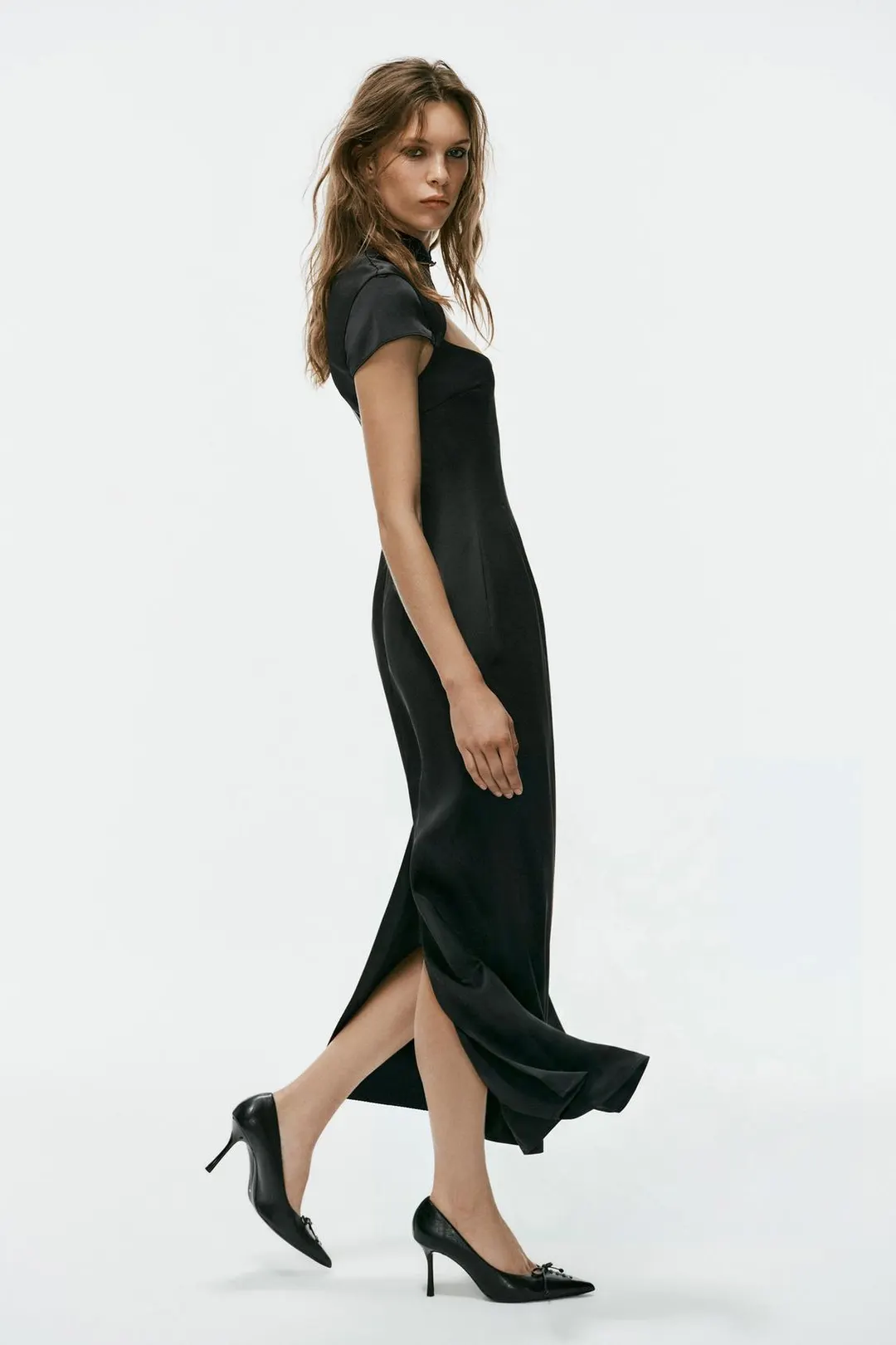 Туфли на высоком каблуке с бантом, Zara