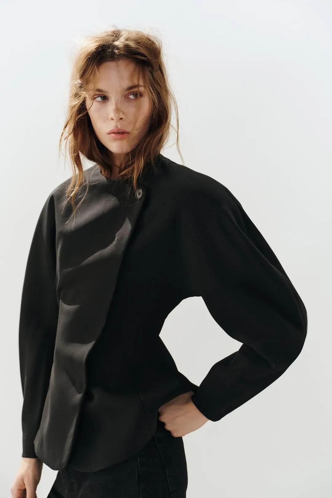 Блейзер объемный двубортный, Zara