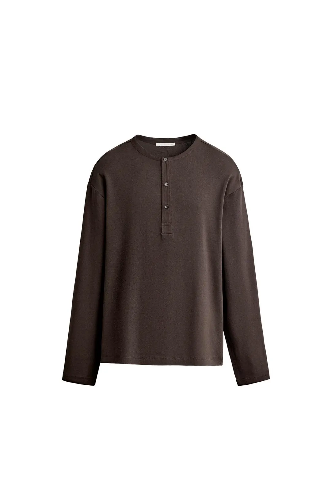 Футболка хенли свободного кроя, Zara