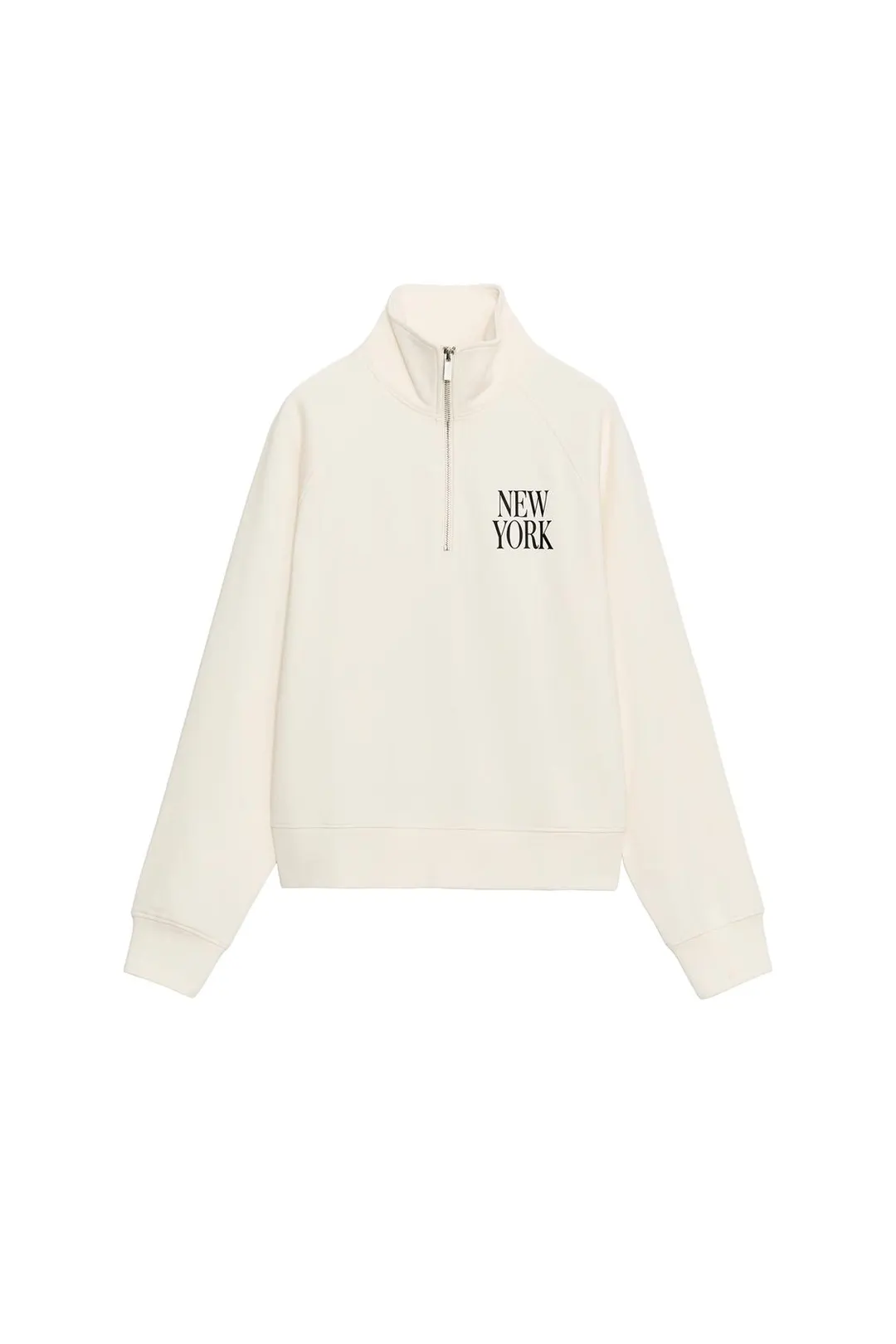 Толстовка на молнии со слоганом, Zara