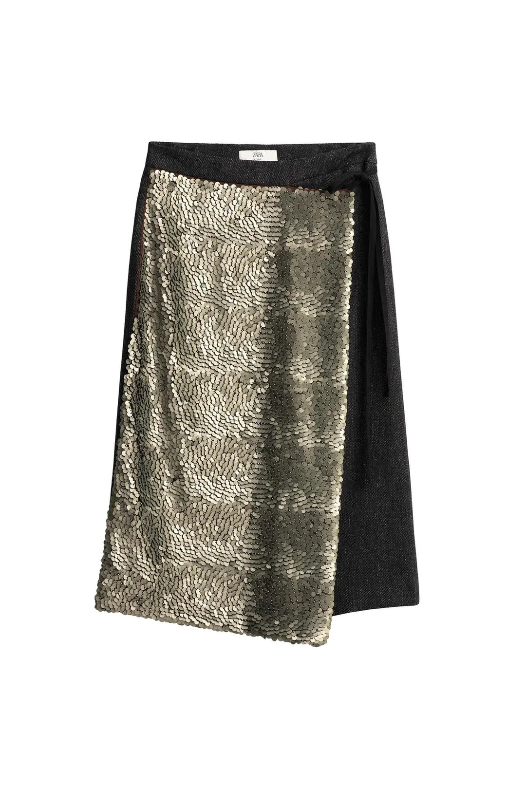 Юбка-парео с комбинированными пайетками LIMITED EDITION, Zara