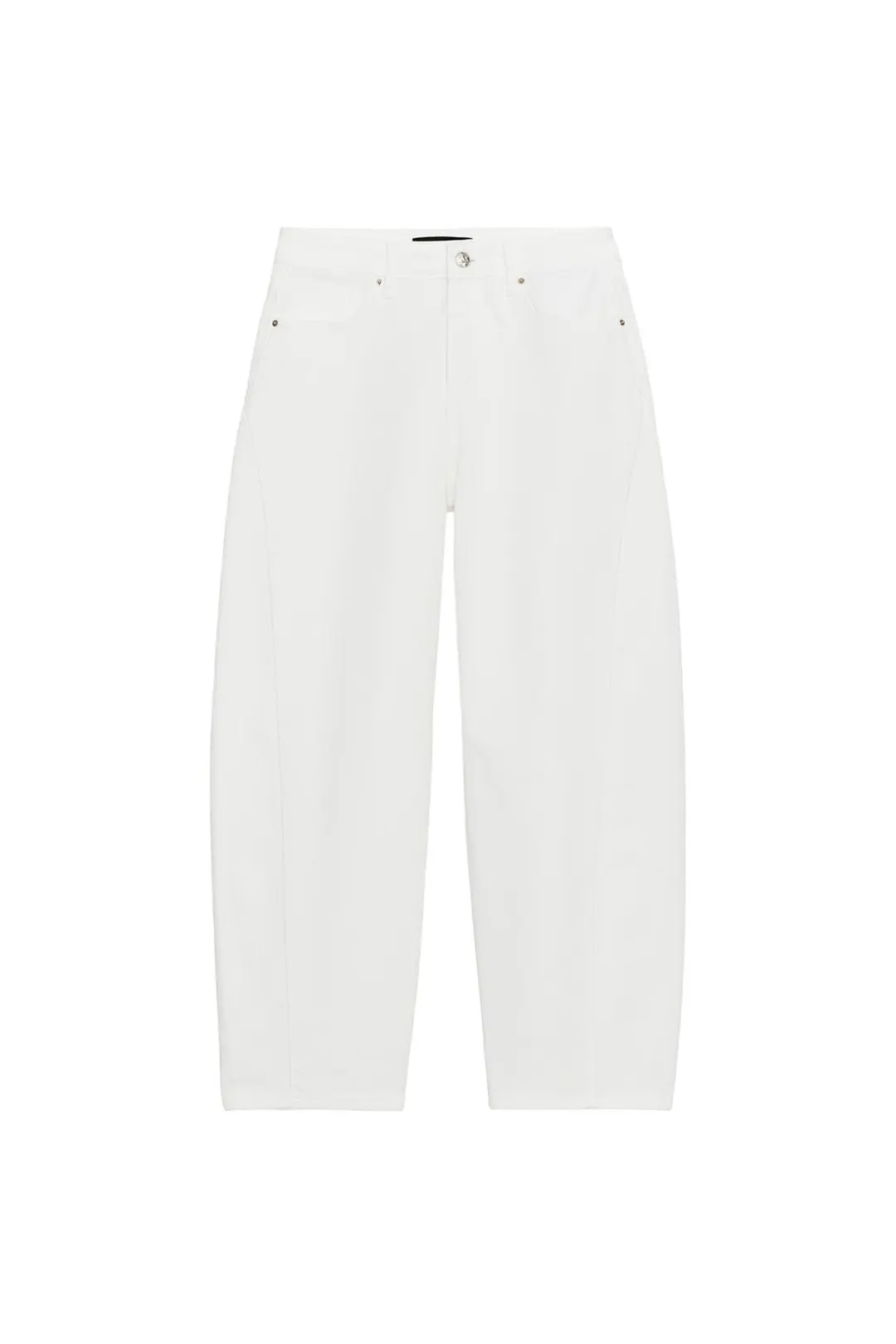 Джинсы barrel Z1975 с высокой посадкой, Zara