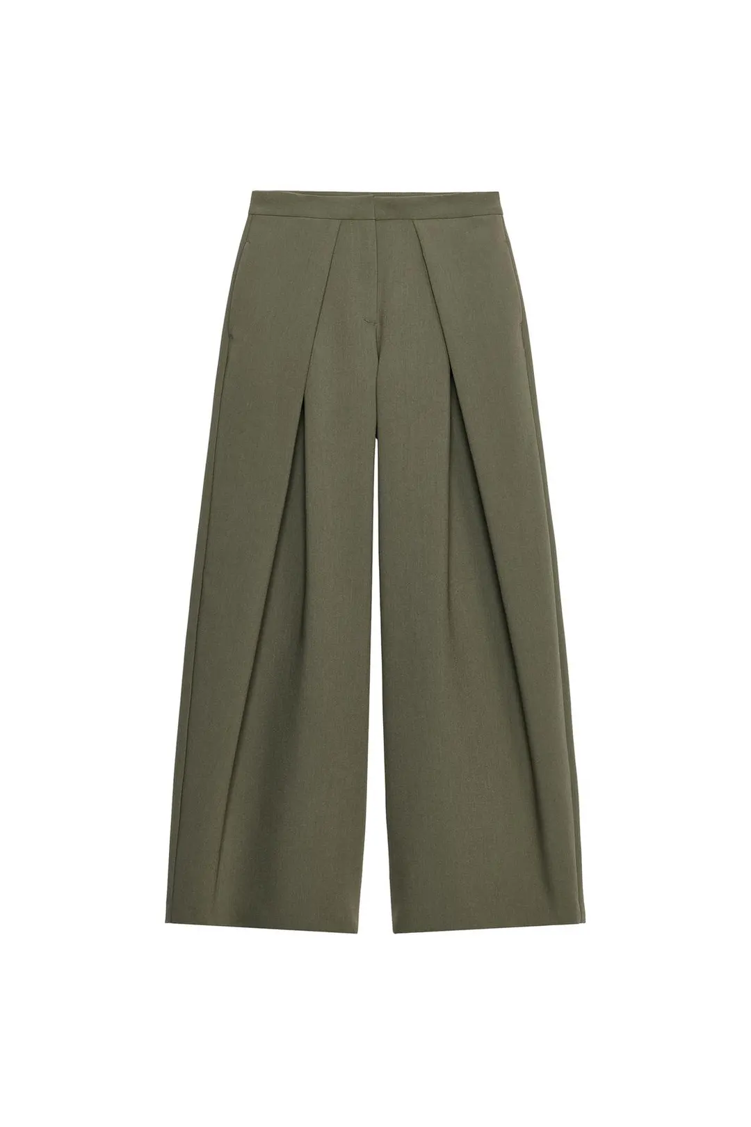 Широкие брюки со складками, Zara