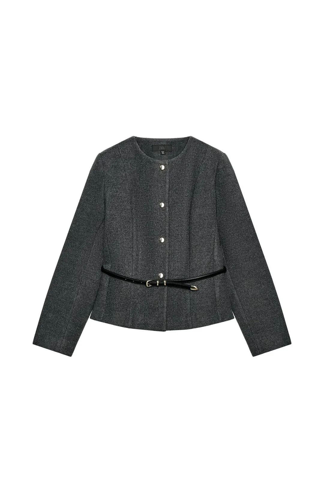 Мягкая куртка с поясом, Zara