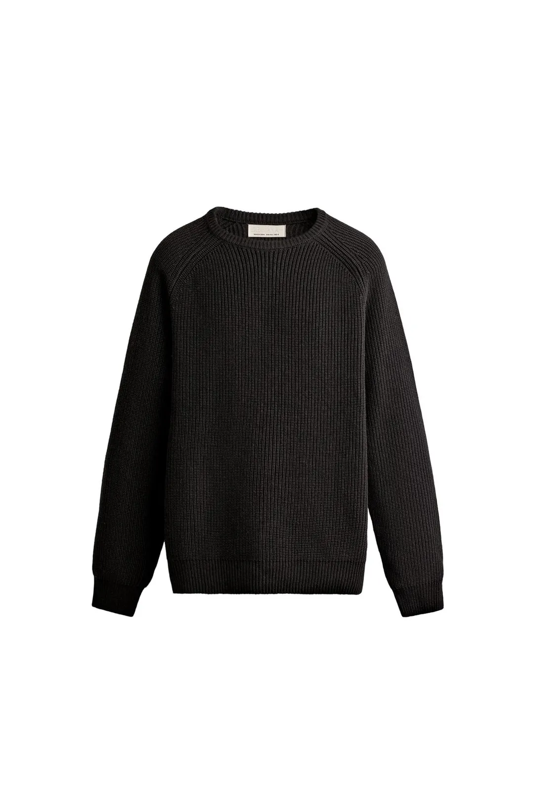 Джемпер жемчужной вязки из хлопка и шерсти, Zara