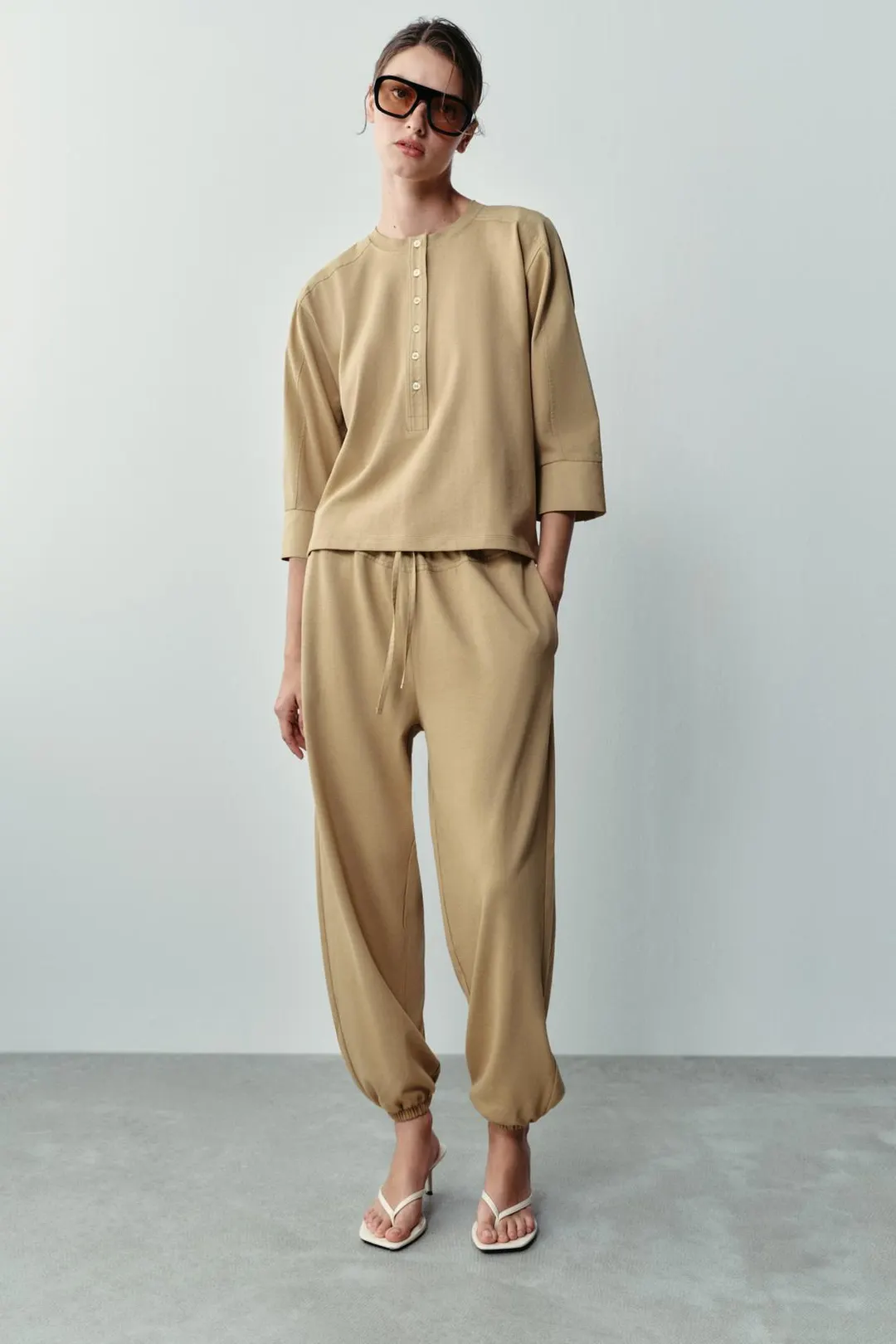 Комбинированная футболка, Zara