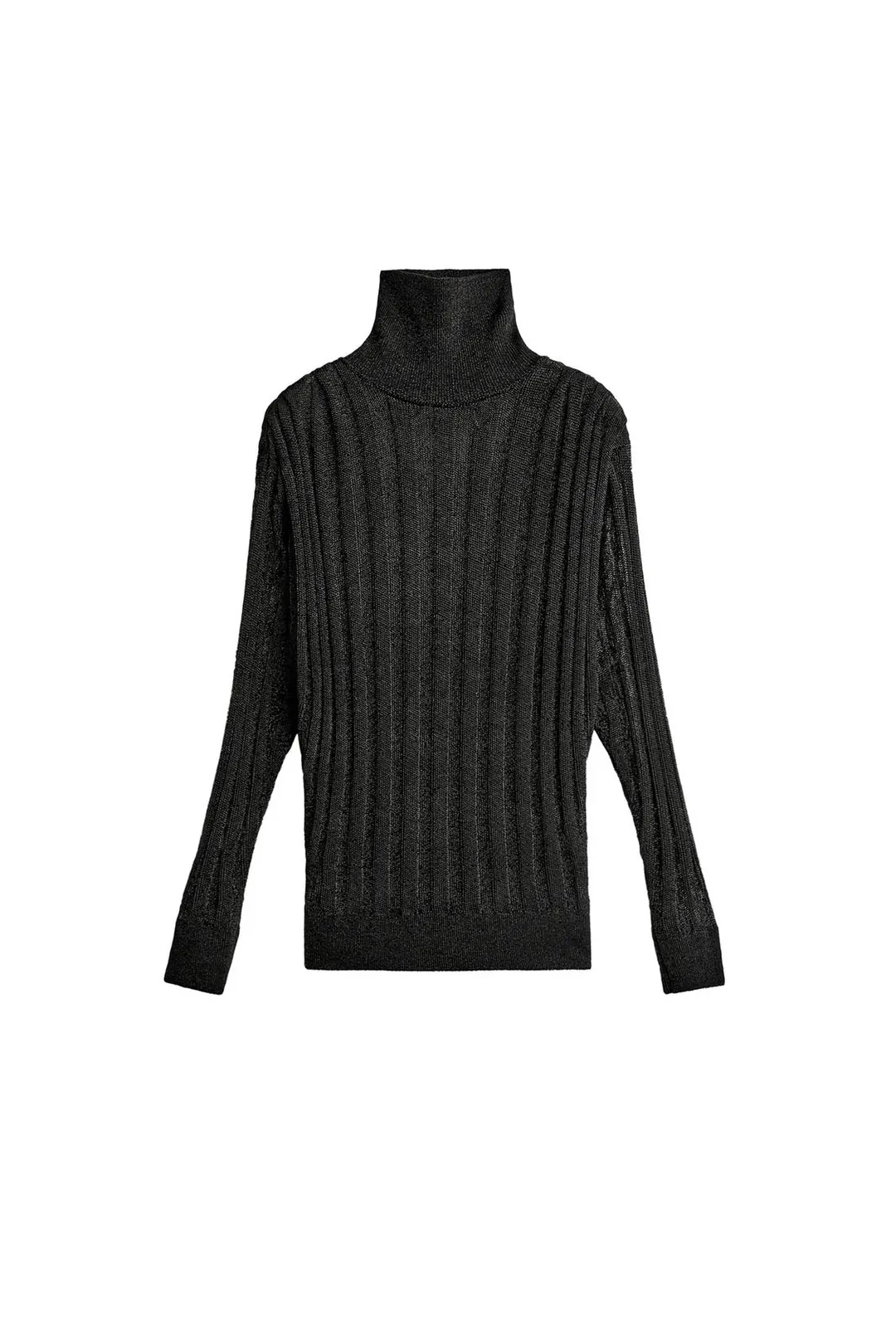 Джемпер с металлизированной нитью и подплечниками, Zara