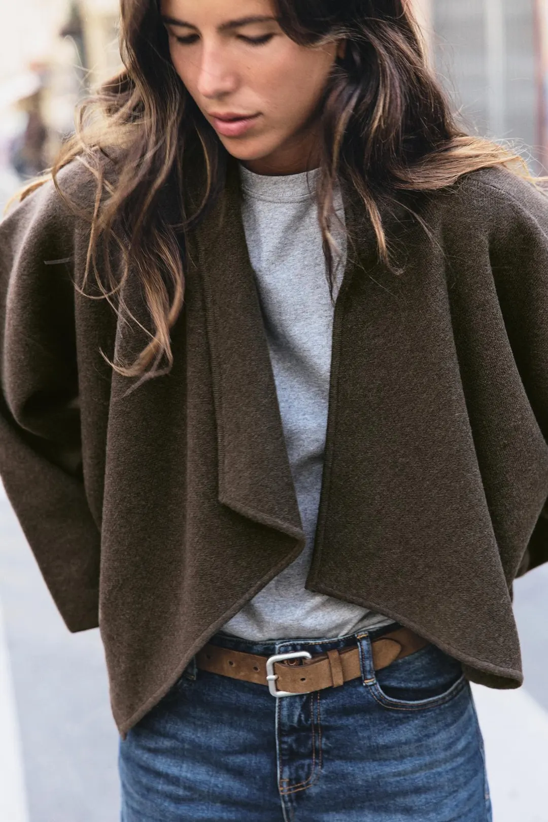 Вязаный жакет ажурной вязки, Zara