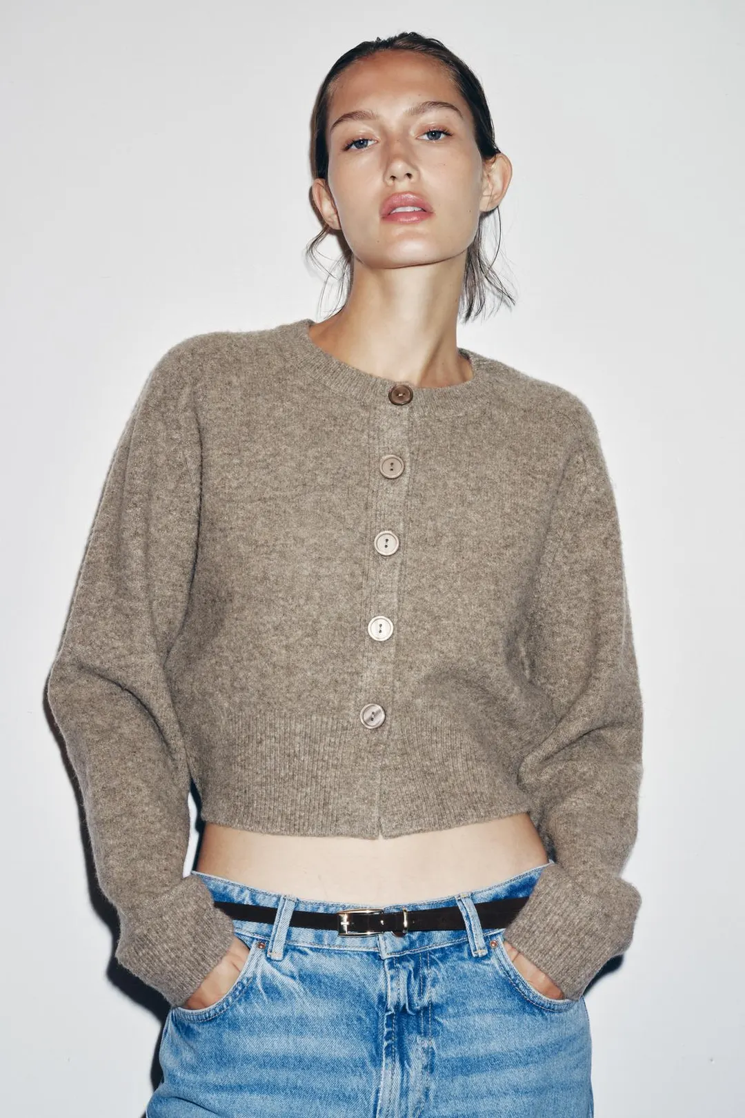 Кардиган из мягкого трикотажа, Zara