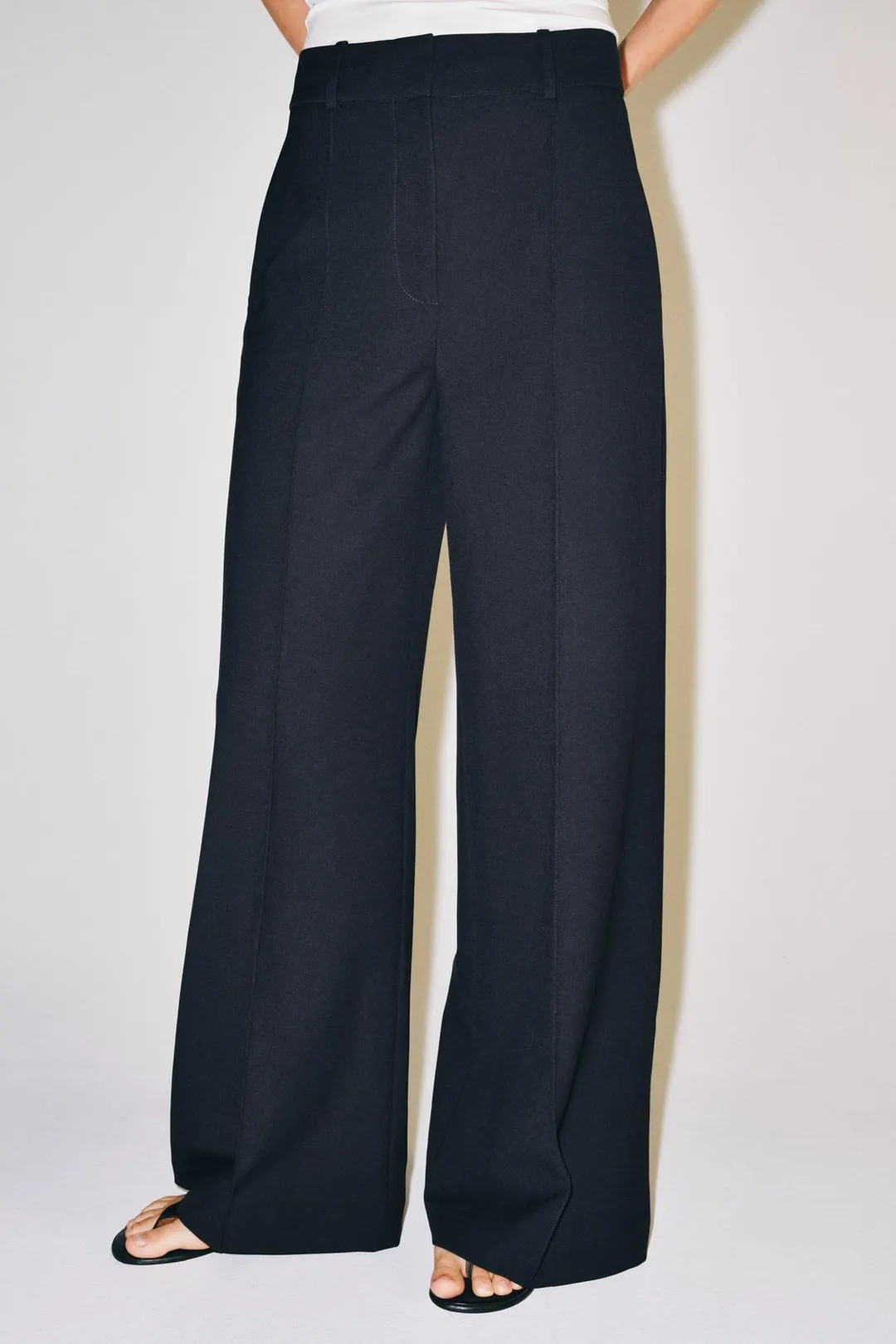 Брюки широкого кроя ZW Collection, Zara