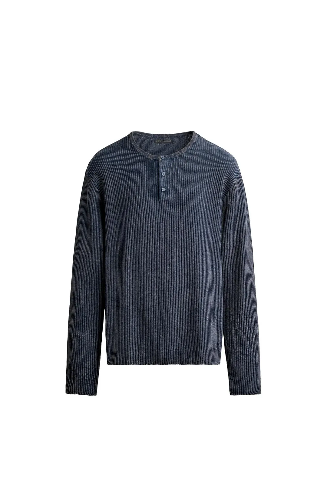 Трикотажная футболка хенли, Zara