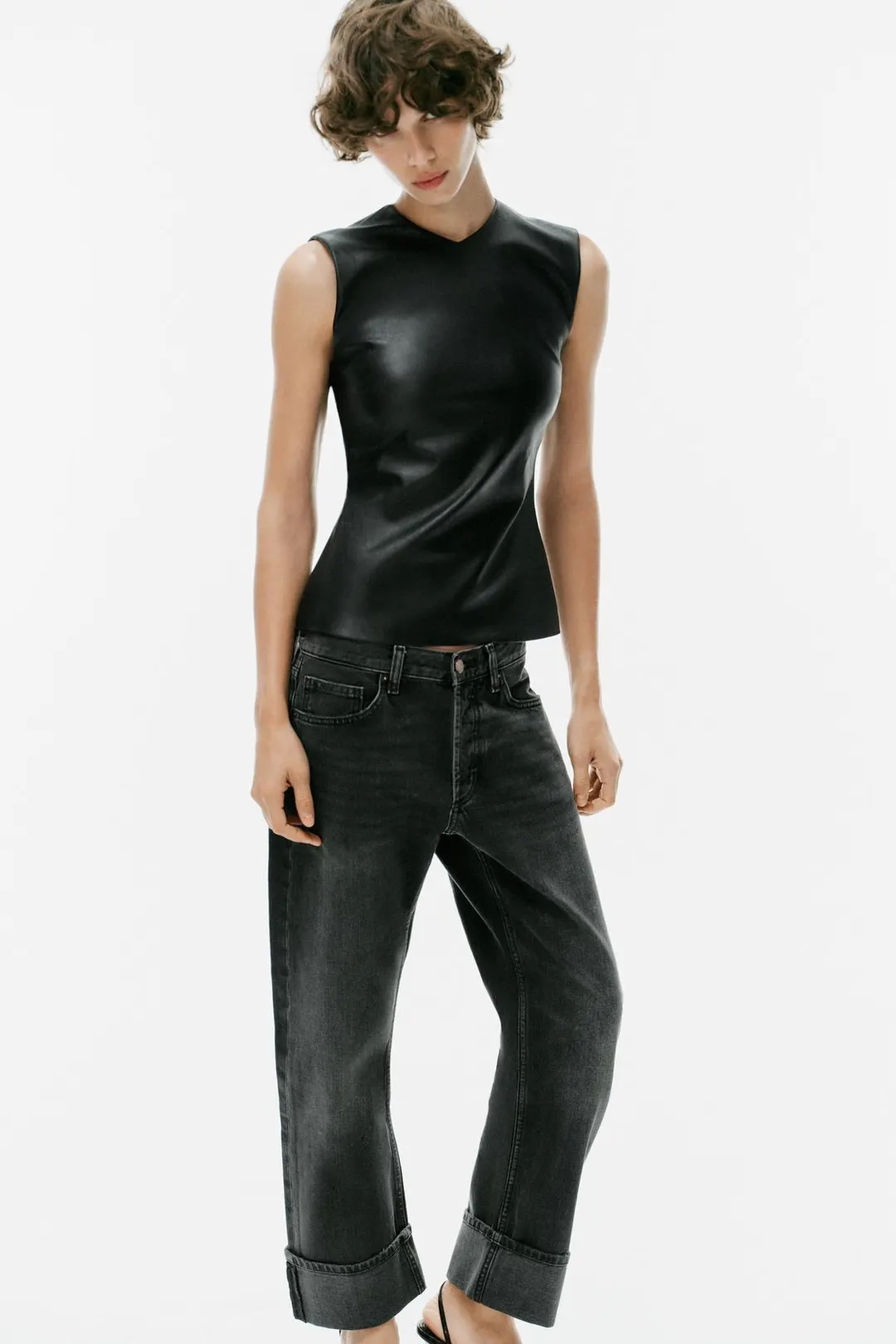 Топ под кожу, Zara