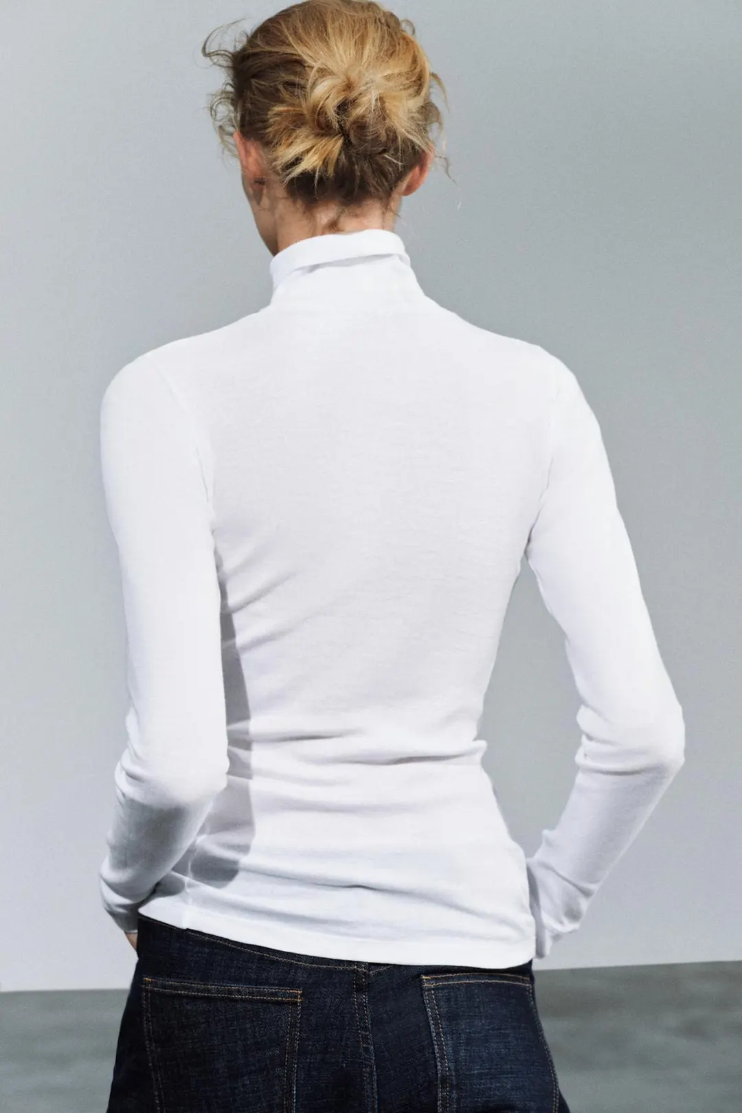 Футболка с высоким воротником, Zara