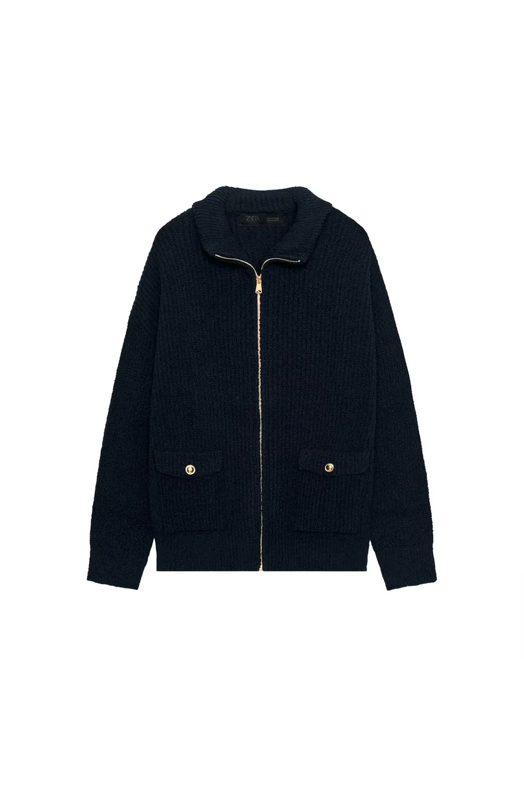 Кардиган длинный из трикотажа, Zara