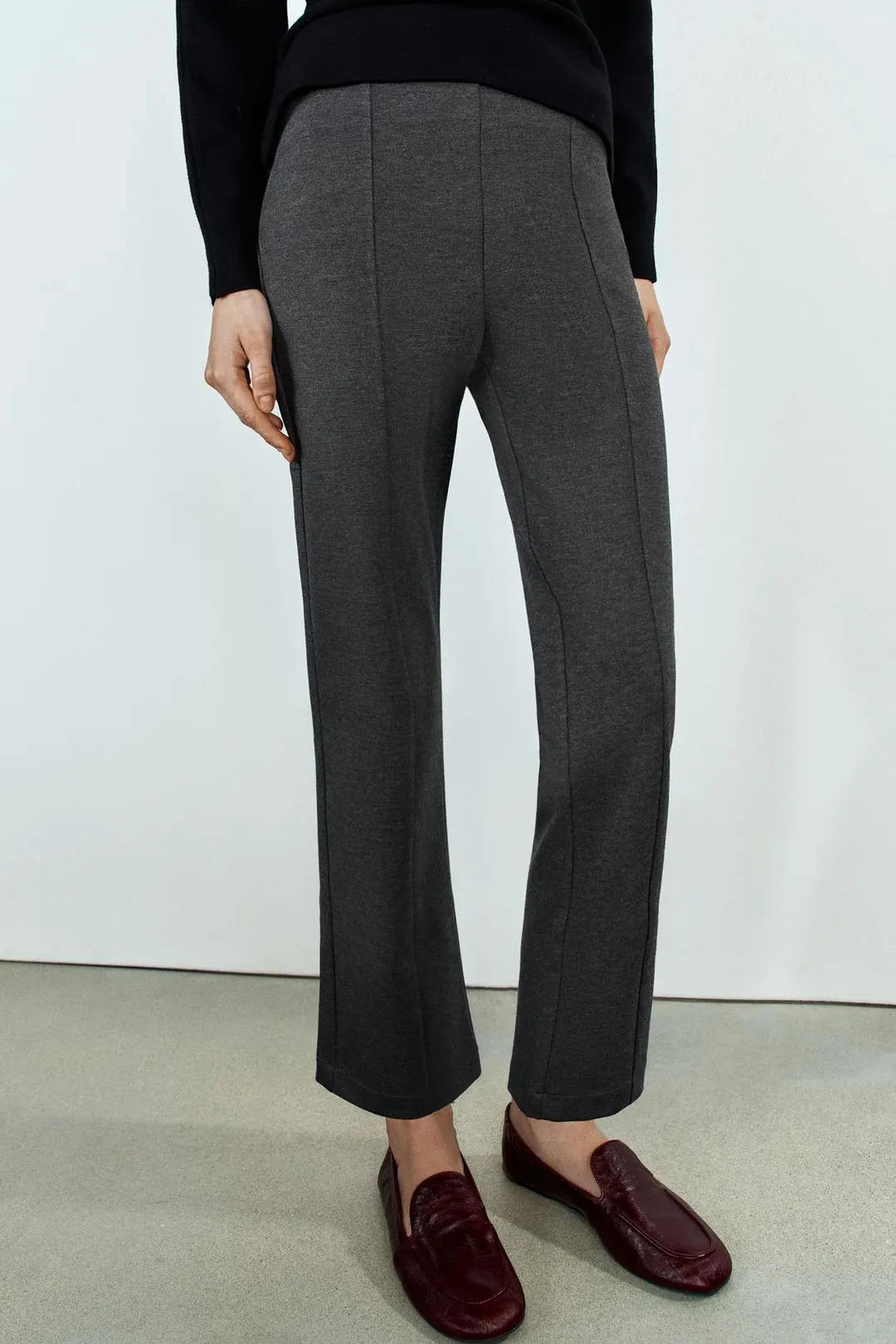 Легинсы клеш со стрелками, Zara