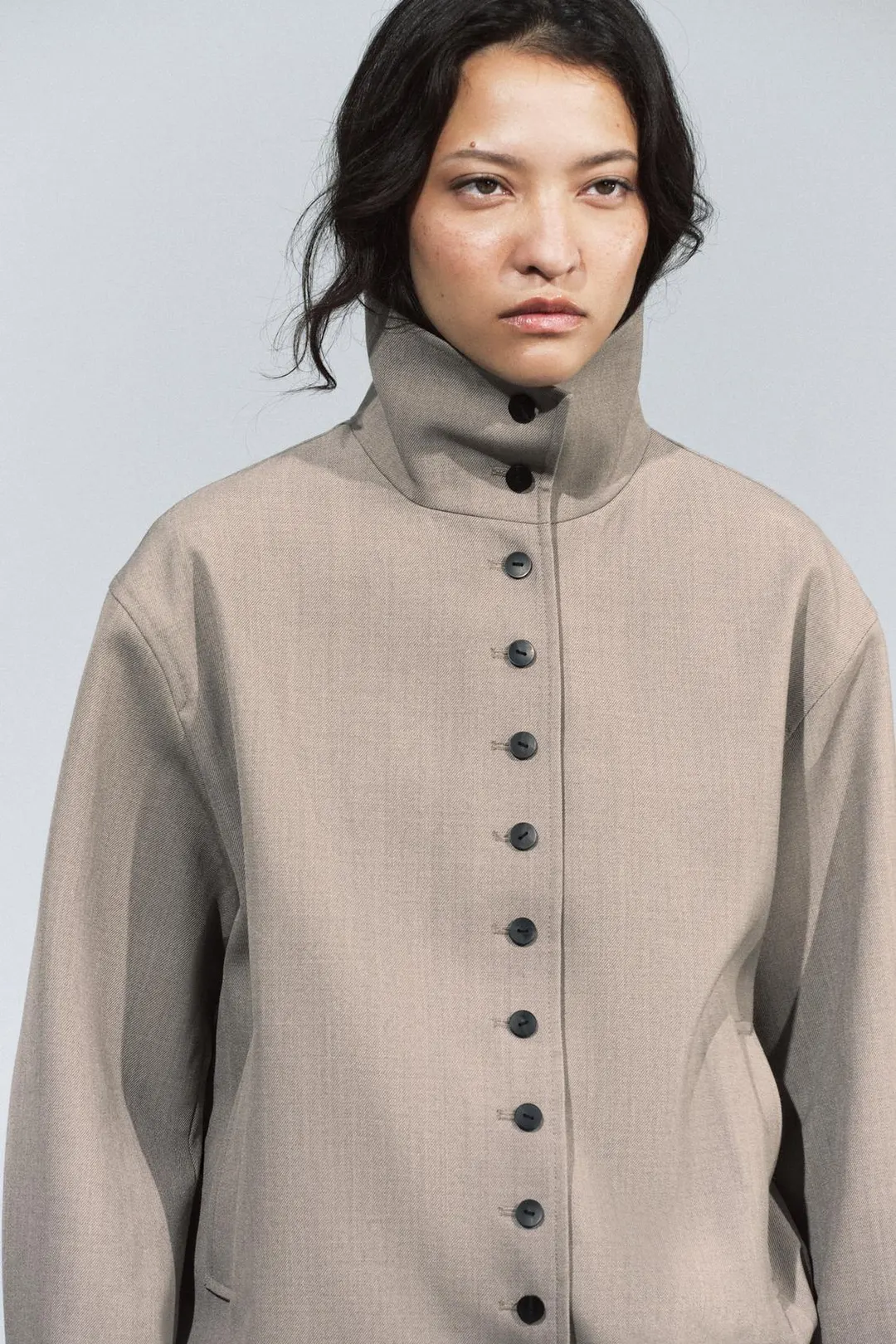 Куртка из смесовой шерсти ZW Collection, Zara