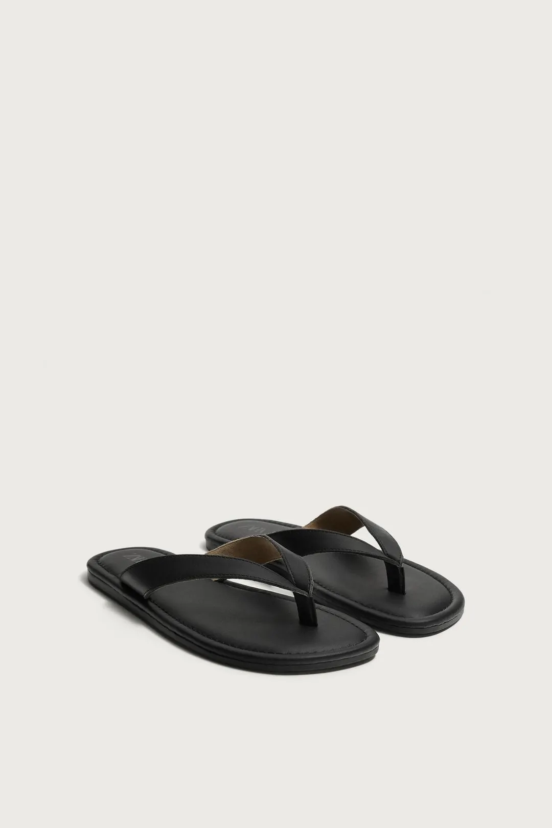 Сандалии из кожи с ремешками, Zara