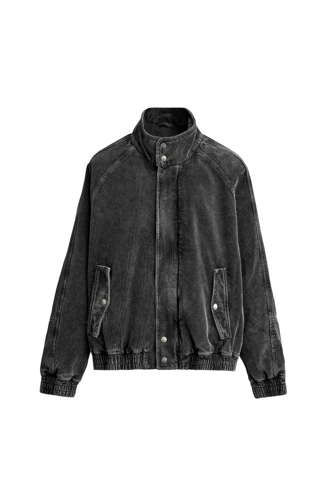 Куртка свободного кроя из вельвета с эффектом стирки, Zara