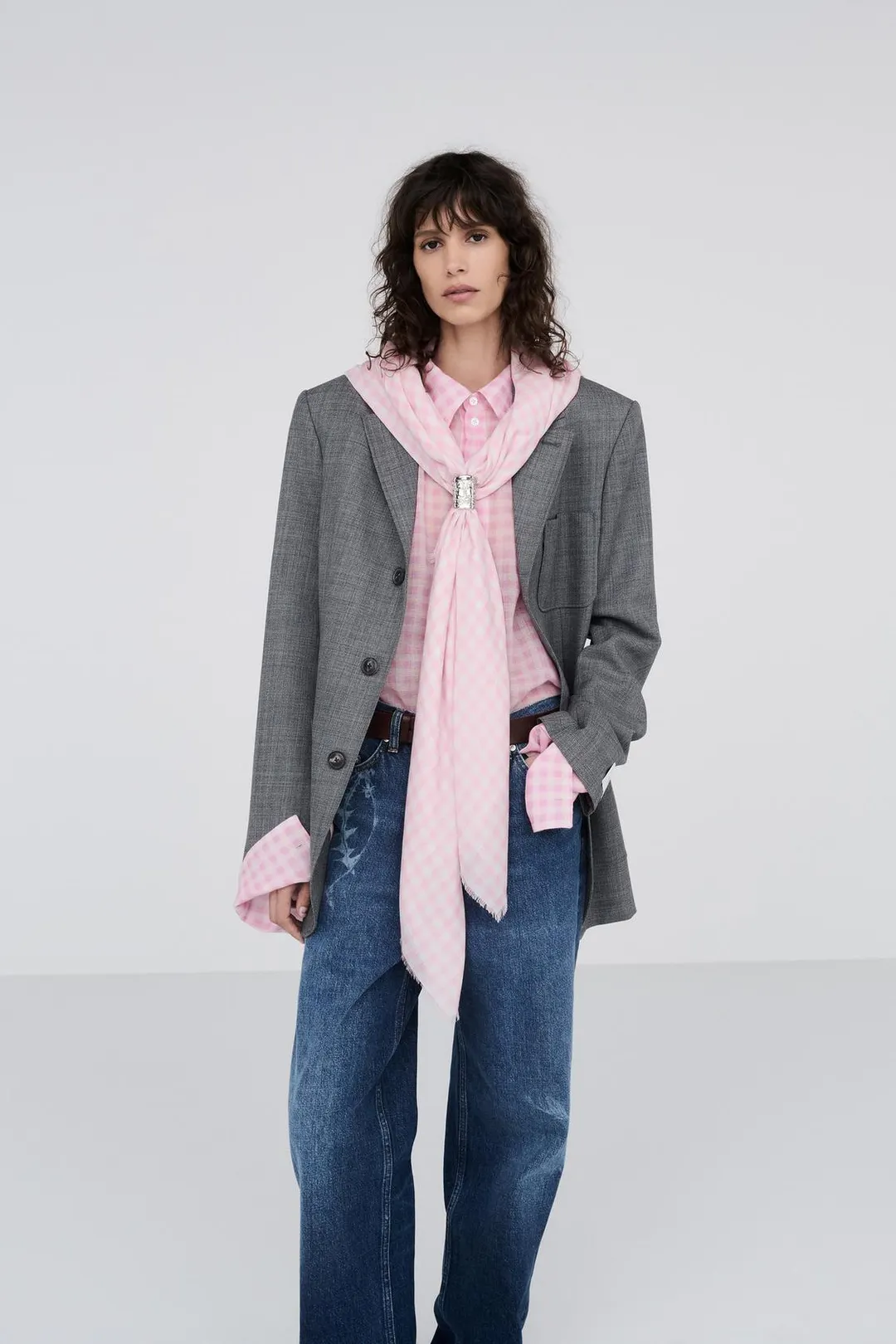 Костюмный блейзер из 100% шерсти, Zara