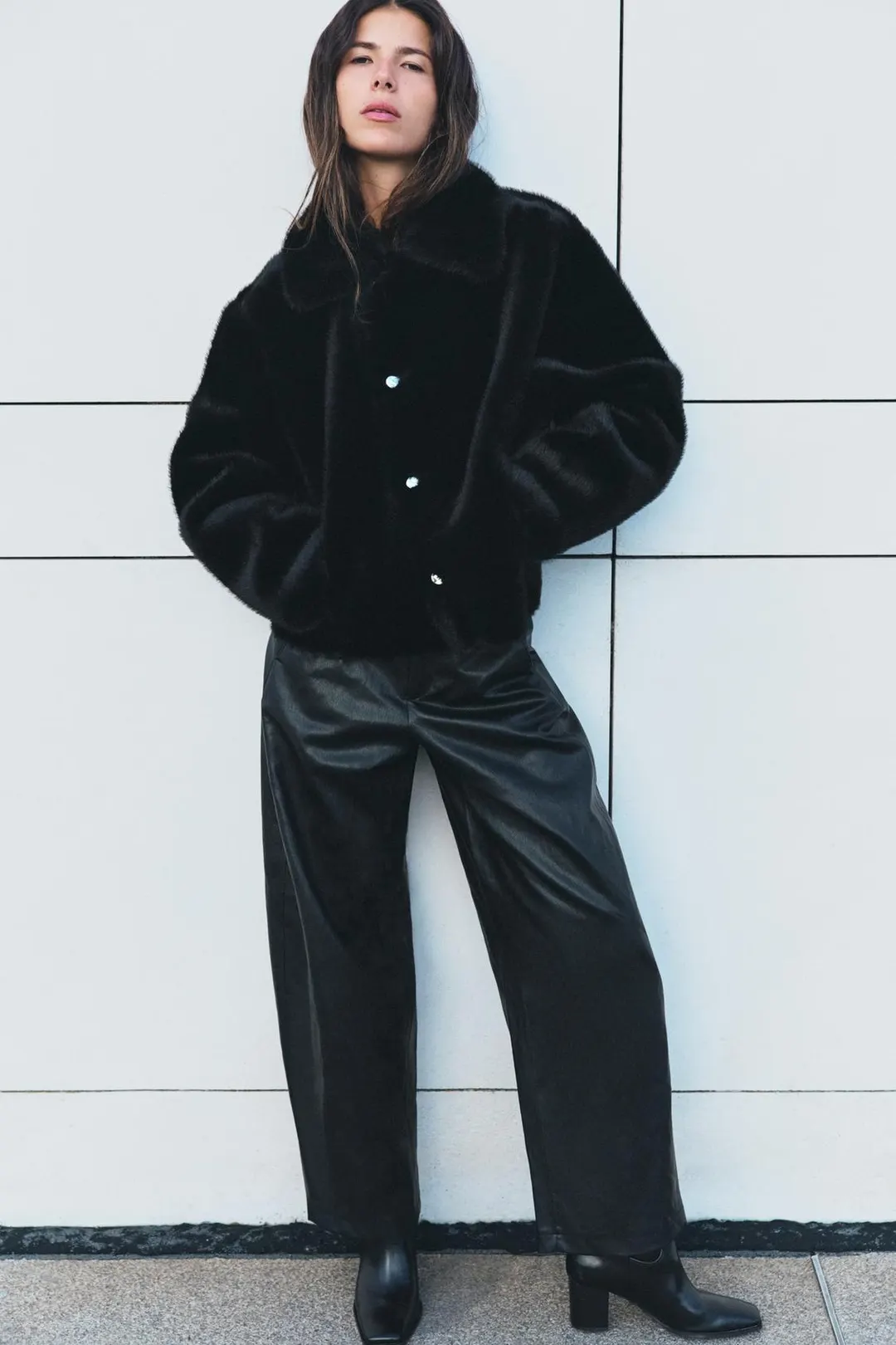 Двусторонняя куртка из двухслойной ткани, Zara