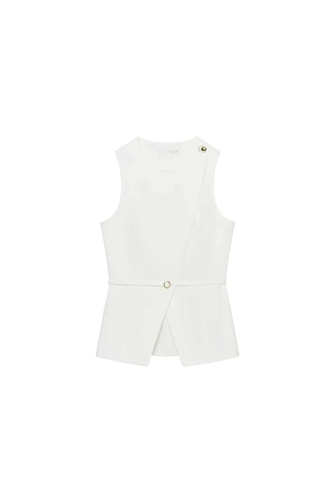 Жилет джинсовый с запахом и поясом Z1975, Zara