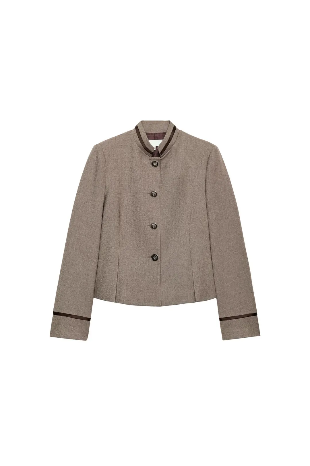 Блейзер с баской и отделкой, Zara