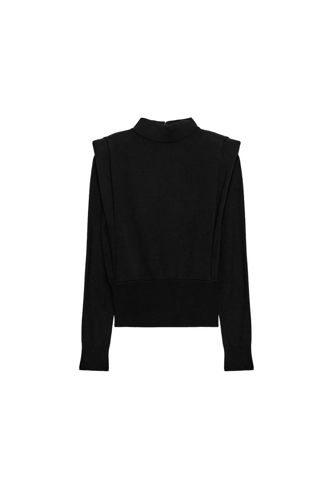 Трикотажный свитер с подплечниками, Zara