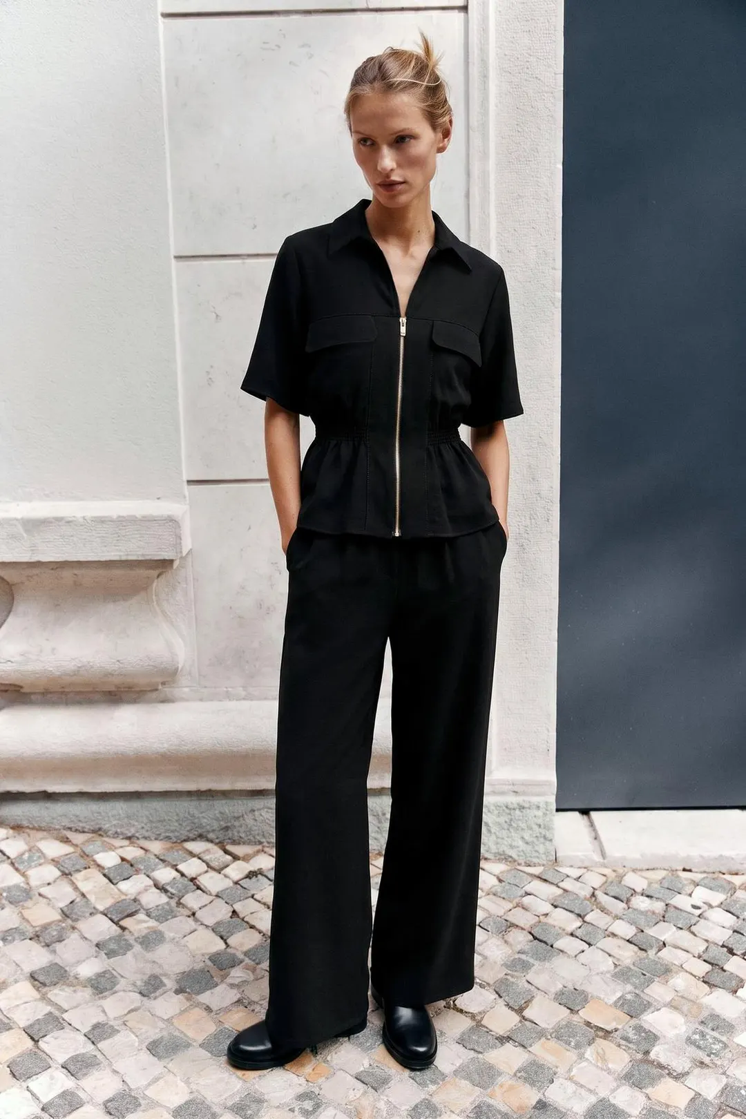 Блузка на молнии, Zara