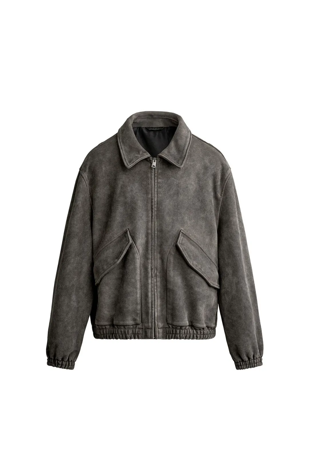 Куртка под замшу с эффектом стирки, Zara