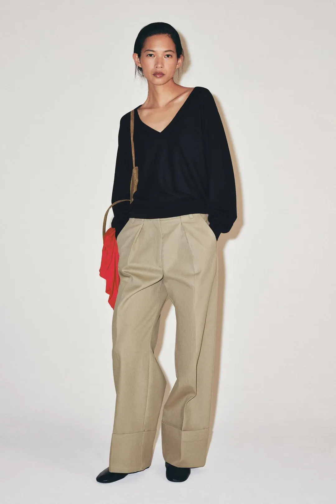 Брюки чинос ZW Collection, Zara