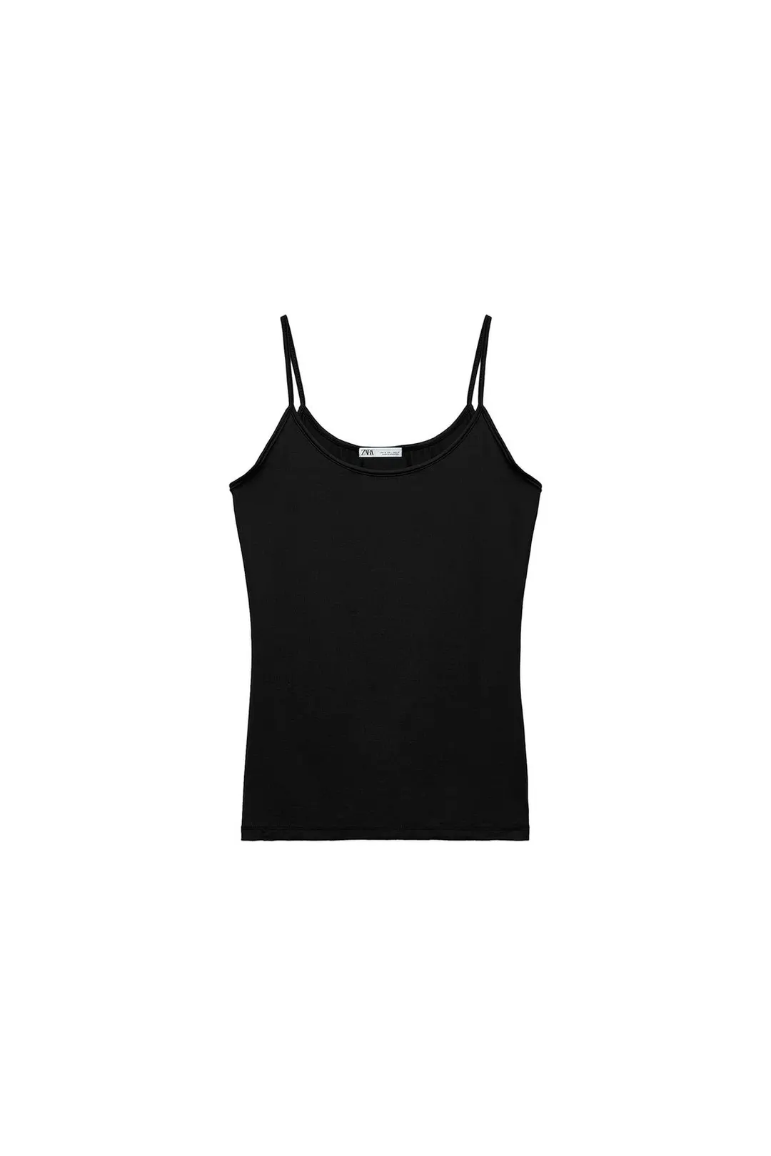 Футболка из полиамида на тонких бретелях, Zara