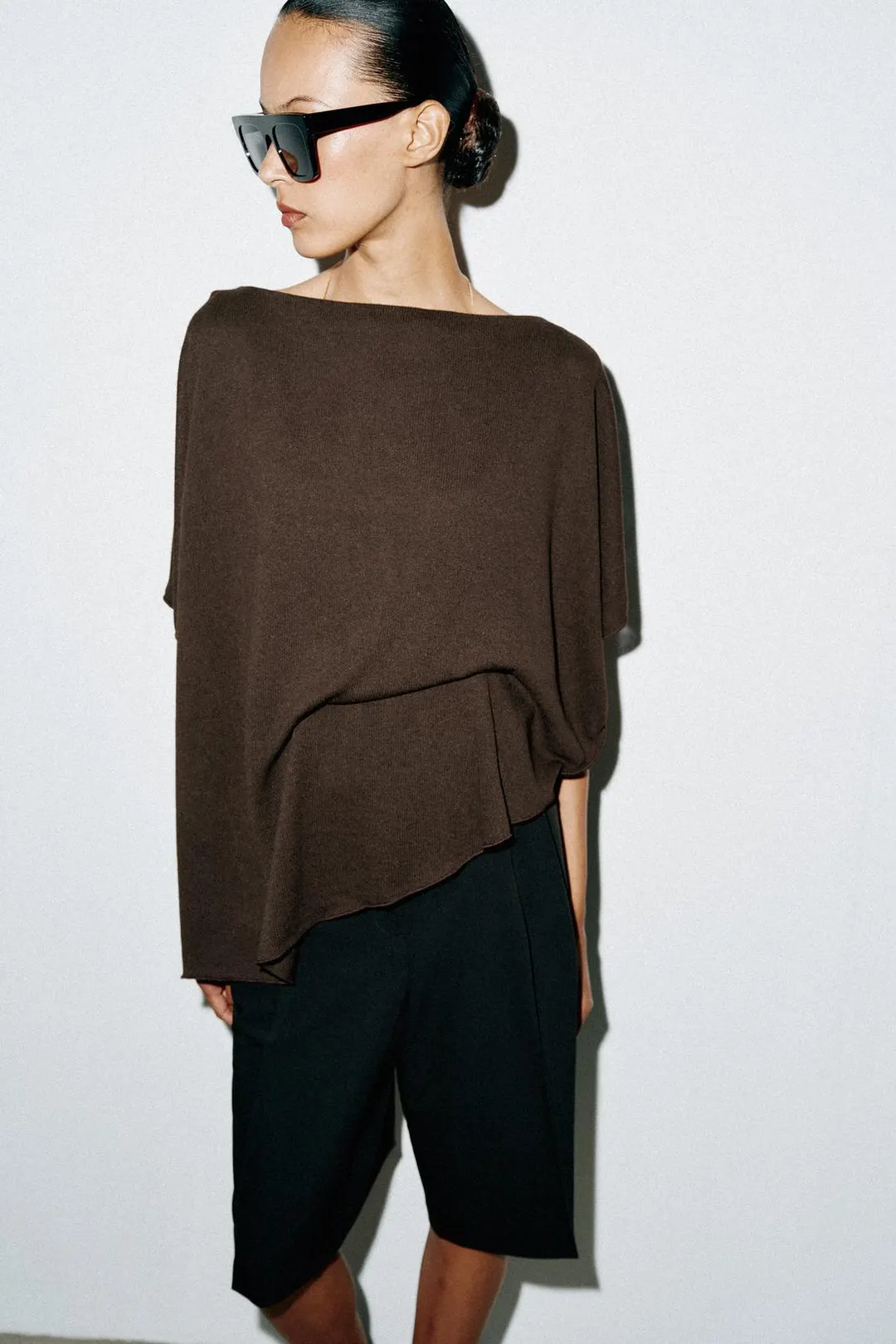 Драпированный топ-кейп, Zara