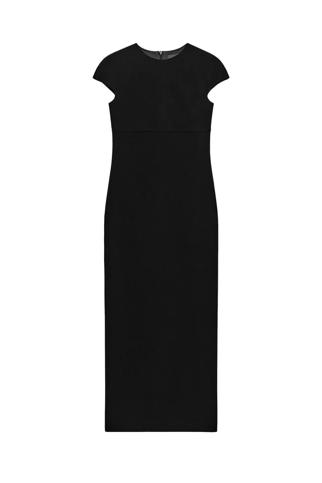 Платье миди с короткими рукавами, Zara
