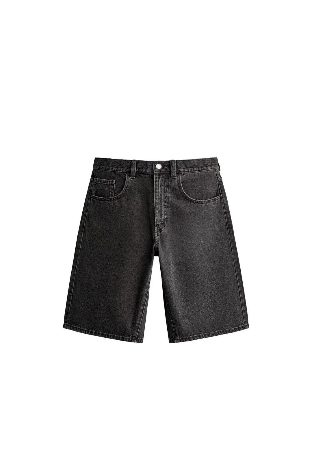 Джинсовые бермуды кроя багги, Zara