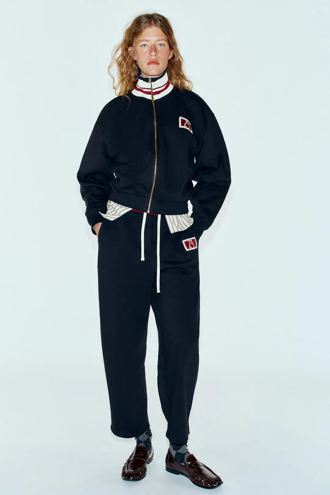 Куртка плюшевая с вышивкой ZA, Zara