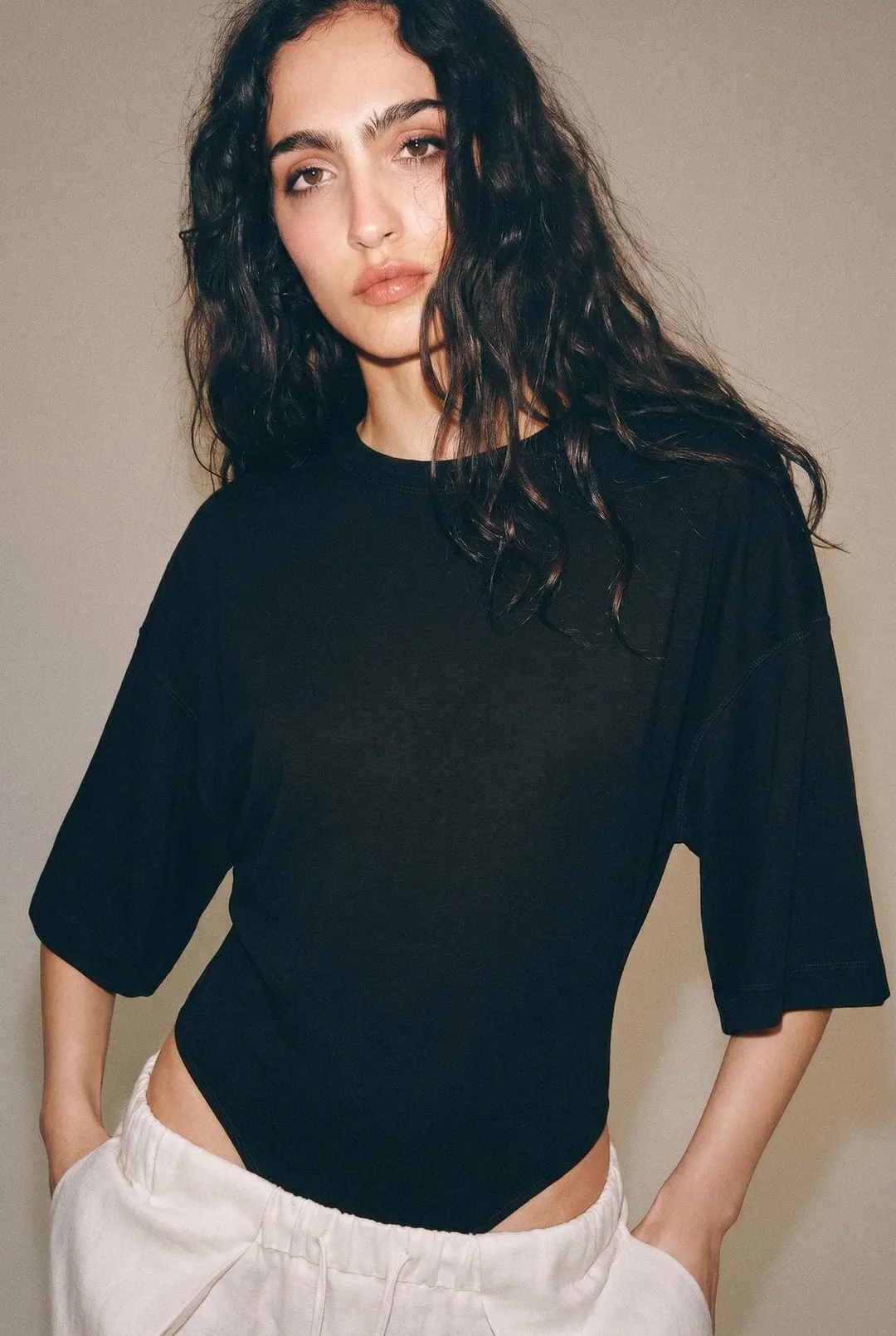Боди с короткими рукавами, Zara