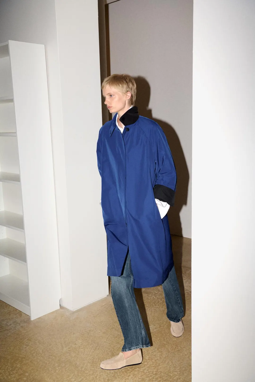 Лоферы из мягкого спилка, Zara
