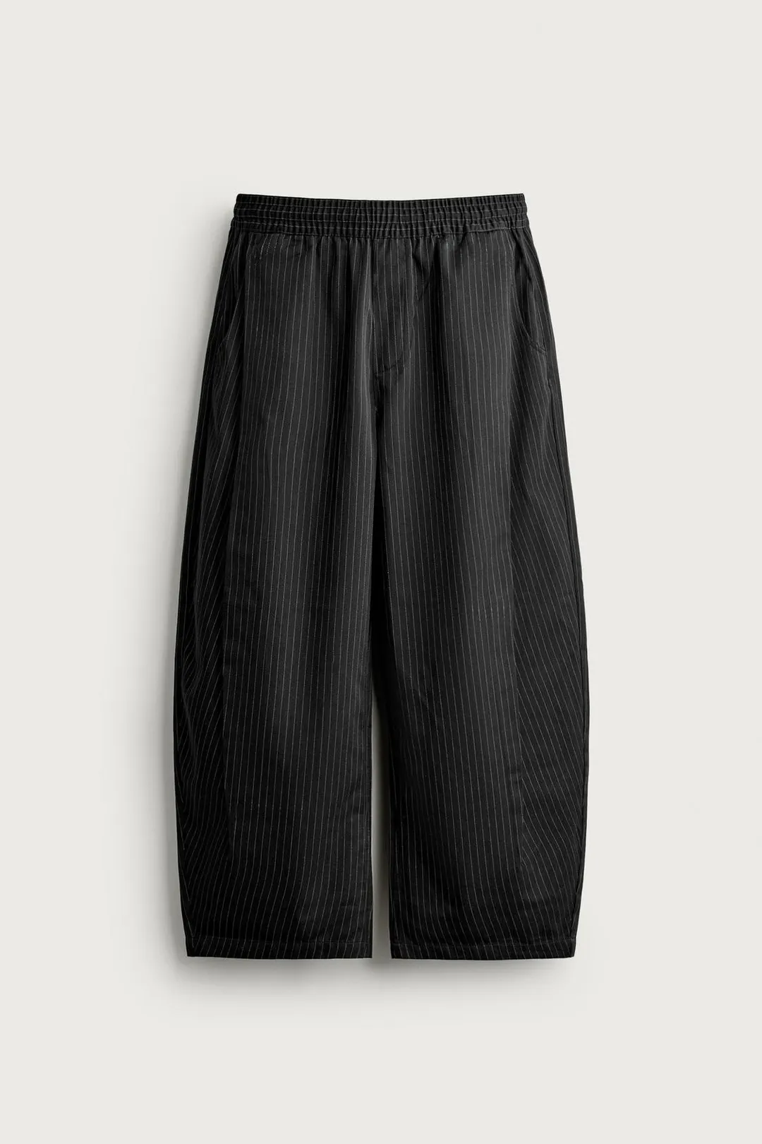 Брюки кроя баллон с боковыми складками, Zara
